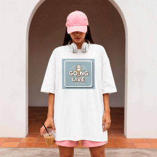 Camiseta Transmitindo Ao Vivo - Criador de Conteúdo