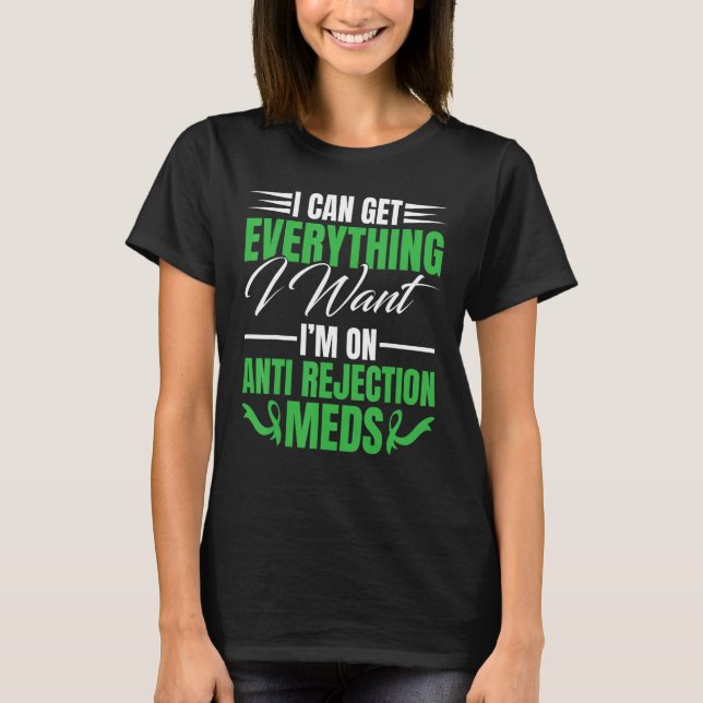 Camiseta Transplante de medula óssea suplementar do doador  (Frente)