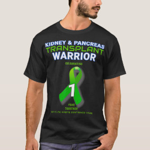 Camiseta Transplante de Rins Pancreias Aniversário Guerrei