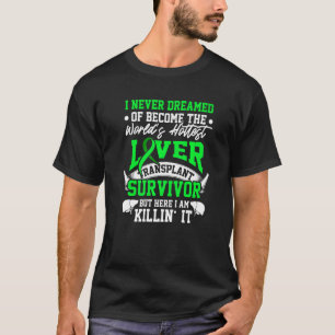 Camiseta Transplante Hepático Sobrevivente de Órgãos Mais Q