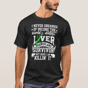 Camiseta Transplante Hepático Sobrevivente de Órgãos Mais Q