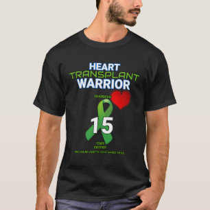Camiseta Transplante O Guerreiro Do Aniversário 15 Anos