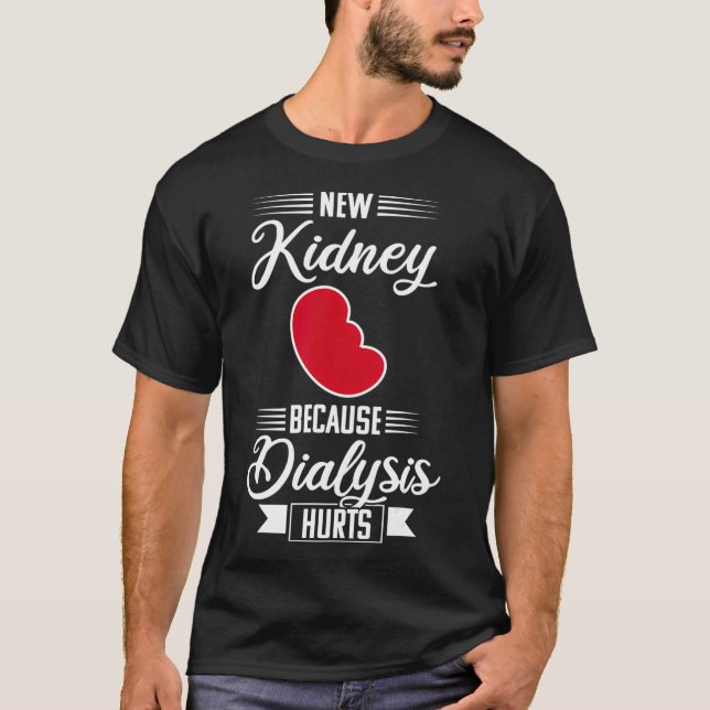 Camiseta Transplante Renal Diálise Recuperação de Órgãos Fu (Frente)