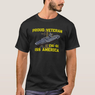 Camiseta Transportadora de Aeronaves USS America CVA 66 Vet
