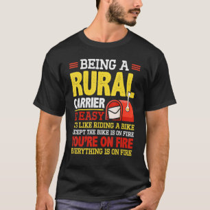 Camiseta Transportadoras Rurais Trabalhador Postal Mailman