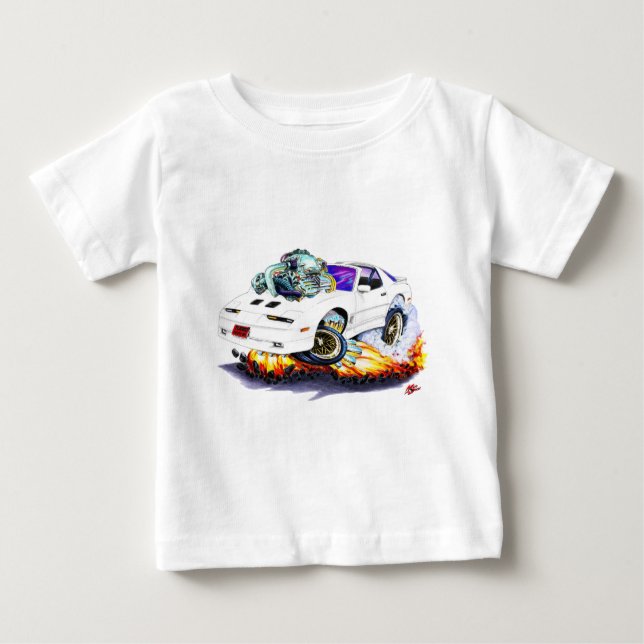 Camiseta Transporte 1982-92 Am Turbo branco GTA (Frente)