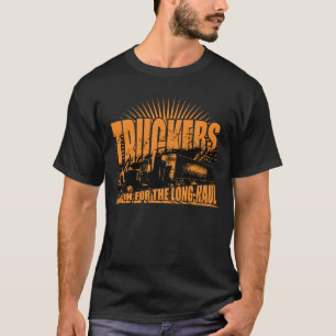 Camiseta Transporte de longa distância por caminhões