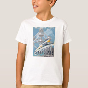 Camiseta Transporte-Euro- linha futurista