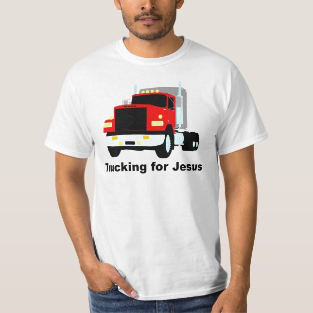 Camiseta Transporte por caminhão para Jesus (Frente)