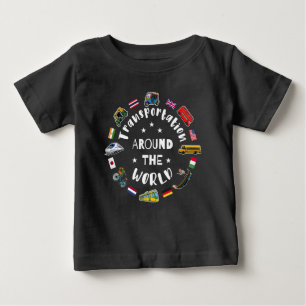 Camiseta Transportes em todo o mundo