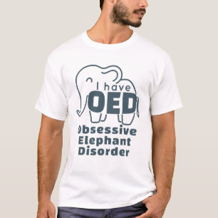 Camiseta Transtorno de Elefante Obsessivo Fofo