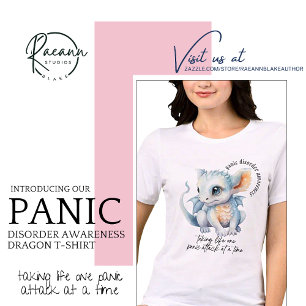 Camiseta Transtorno de Pânico Conscientização Dragão LETREI