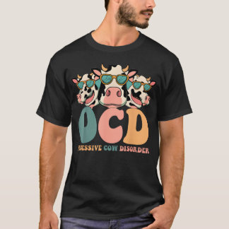 Camiseta Transtorno de Vaca Obsessivo Cute Ocd Divertido Fa