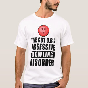 Camiseta Transtorno Obsessivo de Boliche - Citação Divertid