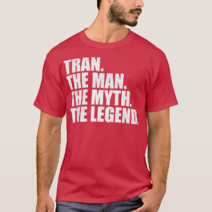 Camiseta TranTran Nome da família Tran sobrenome Tran Surna