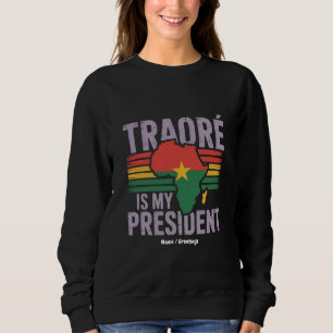 Camiseta Traore É Meu Presidente Burkina Faso Mostra Orgulh