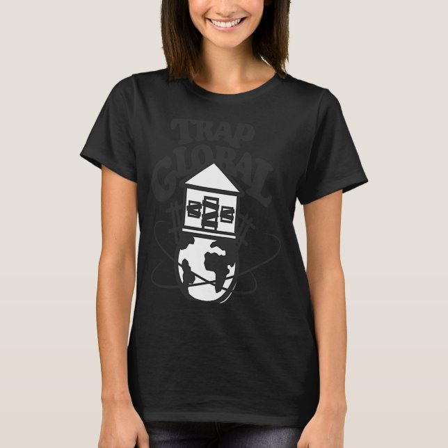 Camiseta Trap Global hip hop musical dj (Frente)