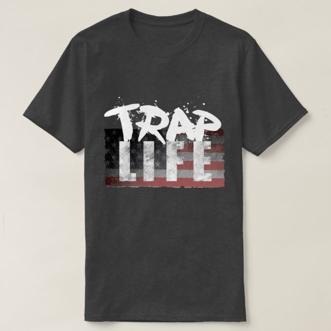 Camiseta Trap Life USA (Frente do Design)