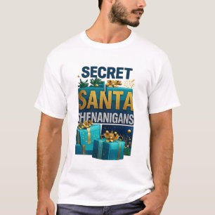 Camiseta Trapaças do Papai Noel Secreto: A Troca de Present