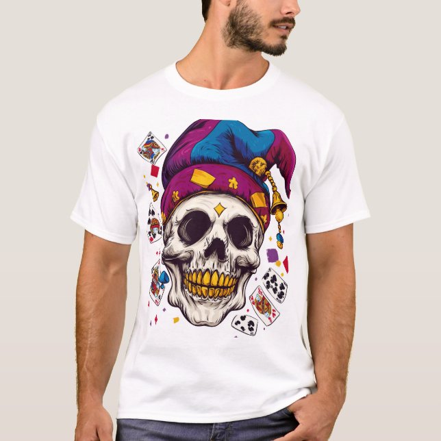 Camiseta Trapaceiro Caveira de Bobo (Frente)