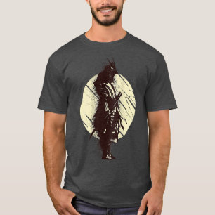 Camiseta Traseira legal do Samurai japonês (2)