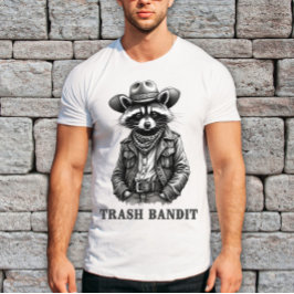 Camiseta Trash Bandit Raccoon, Funny Raccoon Vintage