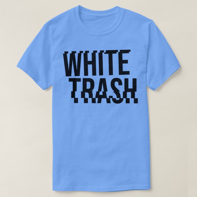 CAMISETA TRASH BRANCO (Frente do Design)