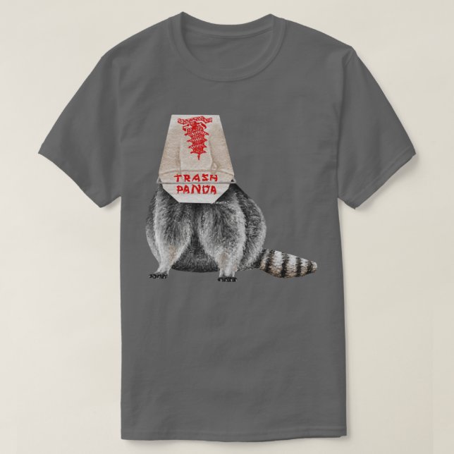 Camiseta Trash Panda (Frente do Design)