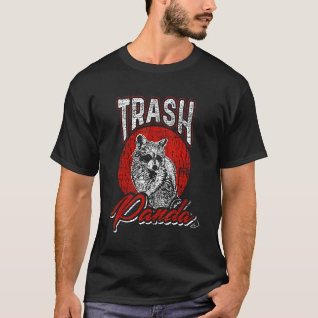 Camiseta Trash Panda Raccoon (Frente)