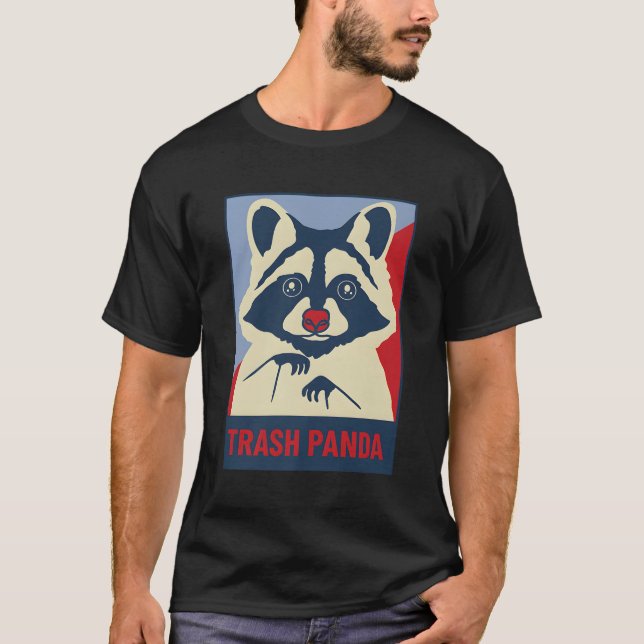 Camiseta Trash Panda Raccoon (Frente)