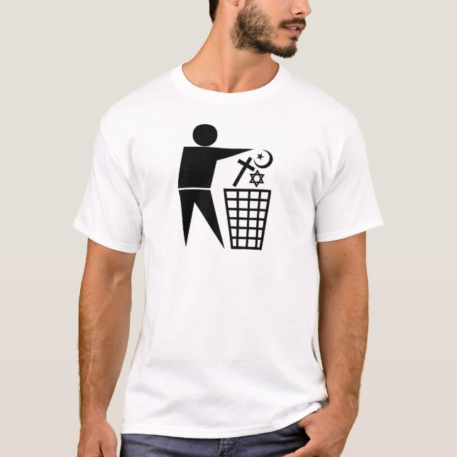 Camiseta Trash_Religion_b-on-w_no-site (Frente)
