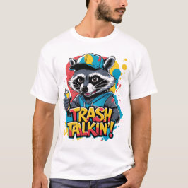 Camiseta Trash Talkin' Raccoon Street Art