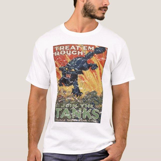 Camiseta Tratado 'Em Rough-1918 - angustiado (Frente)