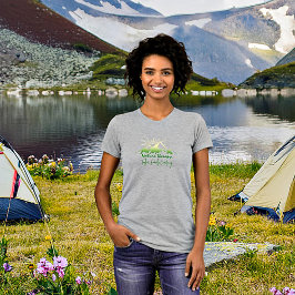Camiseta Tratamento da natureza Camping familiar personaliz