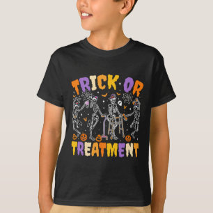 Camiseta Tratamento Ou Truque Do Halloween Terapêutica Físi