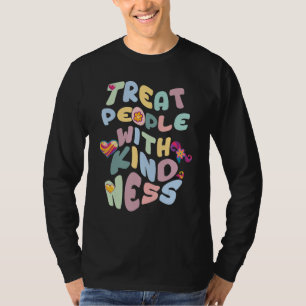 Camiseta Trate as Pessoas com Bondade Hippie Tie Dye Legal