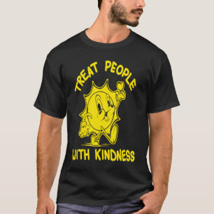 Camiseta Trate as Pessoas com Gentileza Sol de Verão Vintag