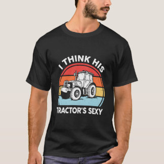 Camiseta Trator- Acho Que O Trator É Do Fazendeiro