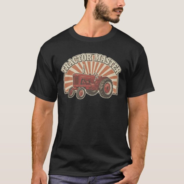 Camiseta Trator Americano Clássico Retrô (Frente)