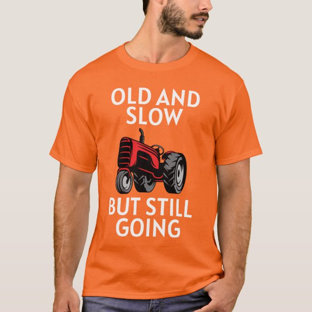 Camiseta Trator Antigo Ainda Funcionando (Frente)