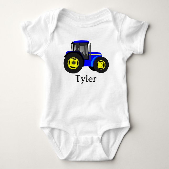 Camiseta Trator azul (Frente)