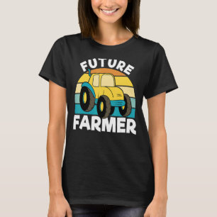 Camiseta Trator Boys Meninas Retro Estilo De Vintage Futuro