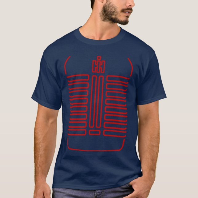 Camiseta Trator clássico britânico McCormick International  (Frente)