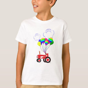 Camiseta Trator com balões