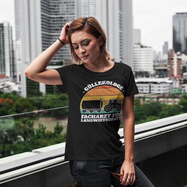 Camiseta Trator com citação alemã (Criador carregado)