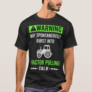 Camiseta Trator de Alerta Verde Puxando