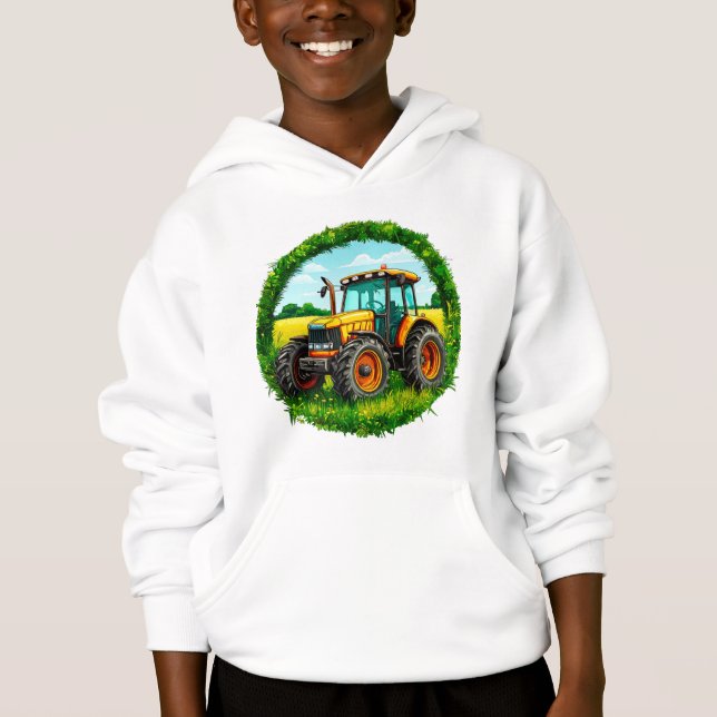 Camiseta Trator de brinquedo infantil (Frente)