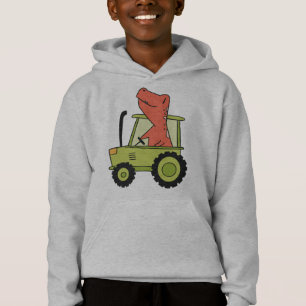 Camiseta Trator de Crianças com Trex Fazendeiro