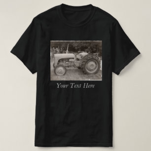Camiseta trator de fergison da velha cinza vintage
