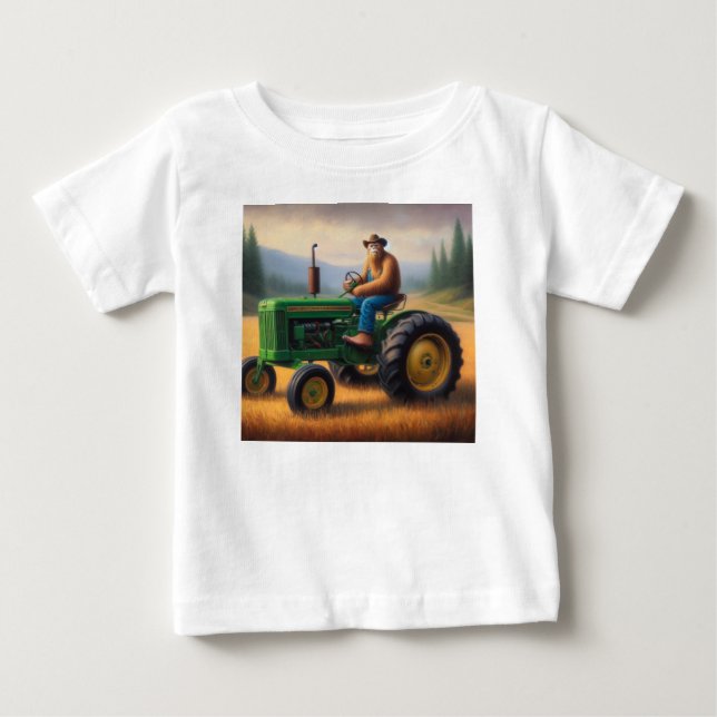 Camiseta Trator de Pé Grande (Frente)